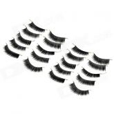 Cílios Postiços Preto 10 pares